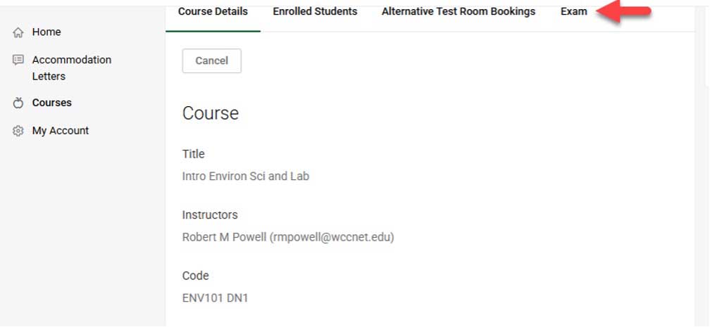 accommodate instructions