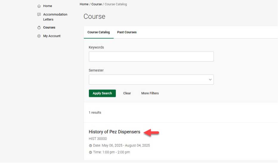 accommodate instructions