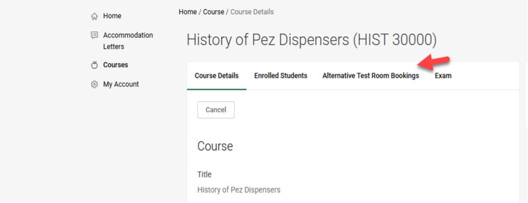 accommodate instructions